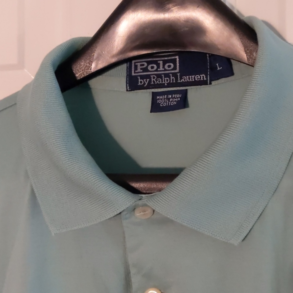 Polo by Ralph Lauren Mint Short Shirt . Size L - Picture 6 of 9